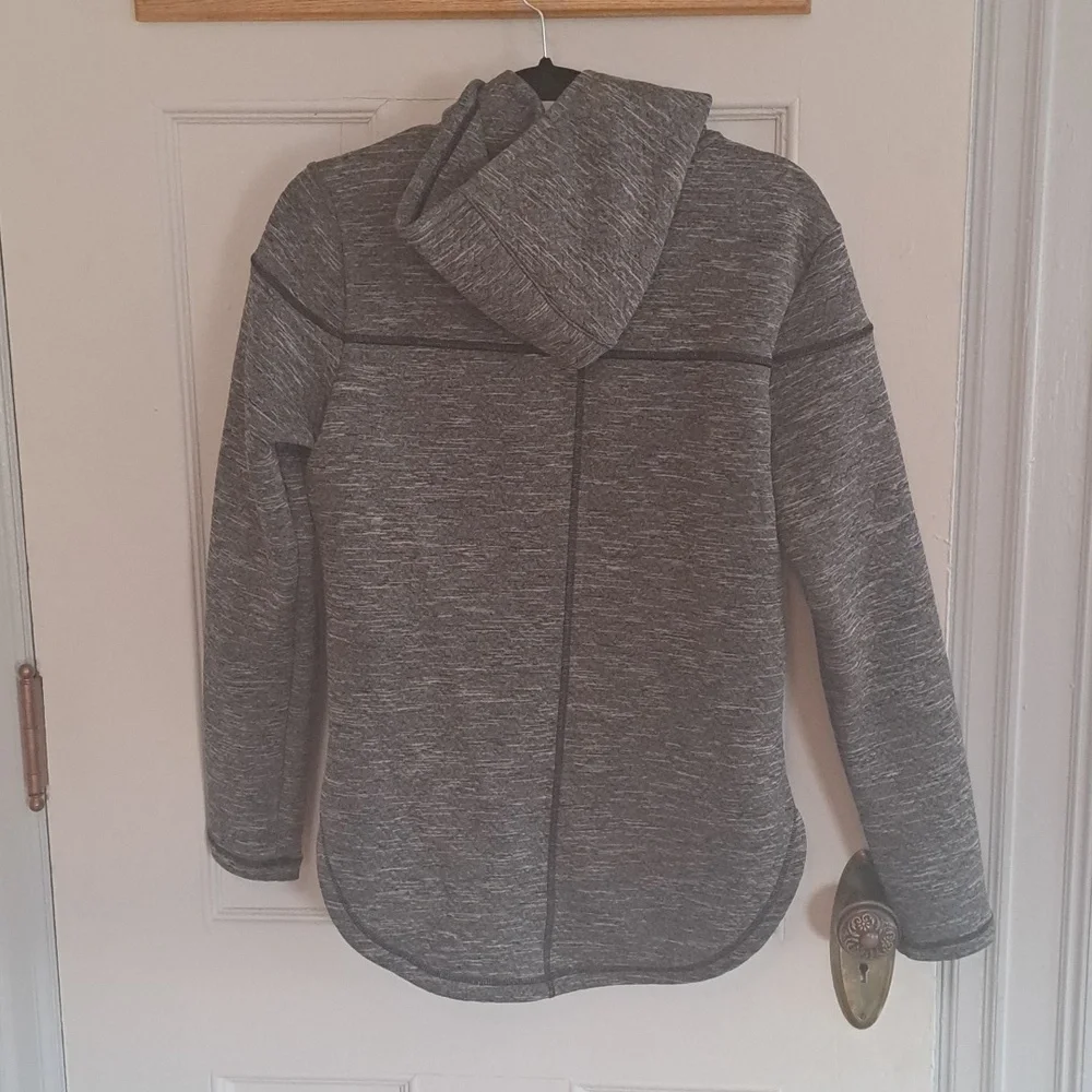 Gray Puma zip up hoodie with zip pockets - Picture 3 of 5